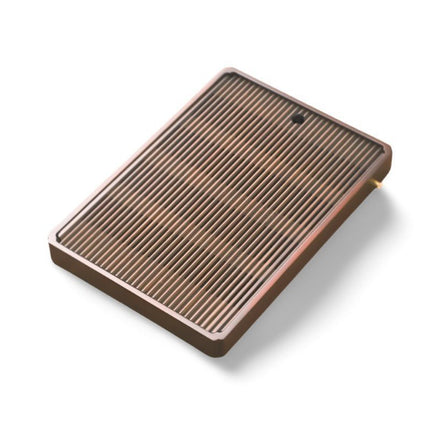 Elegant Bamboo Tea Tray with Water Drain System | Perfect for Tea Lovers 6