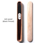 Ash Wood / Black Thread