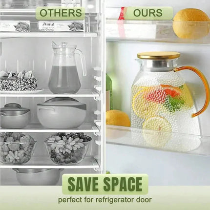Elegant Borosilicate Glass Water Pitcher with Lid & Handle | Ideal for Iced Tea, Juice, and Infused Beverages 5