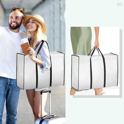 Elegant Bridal Garment Bag | Extra-Large Wedding Dress Storage with Zipped Pockets for Safe Travel 4