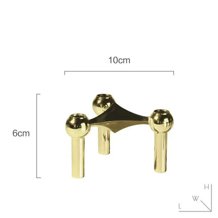Elegant Candle Holder | Contemporary Metal Design with Durable Finish | Stylish Centerpiece for Home Decor 10