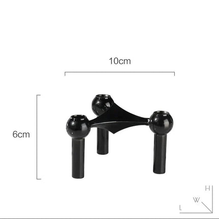 Elegant Candle Holder | Contemporary Metal Design with Durable Finish | Stylish Centerpiece for Home Decor 9