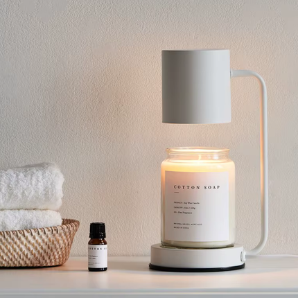 Elegant Candle Warmer Lamp | Dual-Purpose Electric Light with Adjustable Brightness | Cozy Atmosphere for Home 3