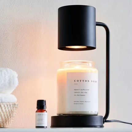 Elegant Candle Warmer Lamp | Dual-Purpose Electric Light with Adjustable Brightness | Cozy Atmosphere for Home 7