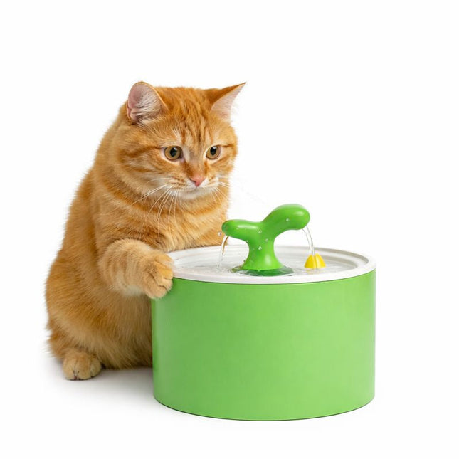 Elegant Ceramic Cat Water Fountain with Multi-Stage Filtration | Encourages Hydration for Healthy Pets 1