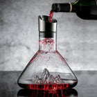 Elegant Collection | Crystal Wine Decanter with 12-Channel Aeration | 1500ml for Enhanced Flavor and Aroma 0