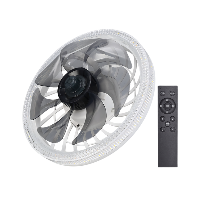 Elegant Collection | Modern Ceiling Fan with Light & Remote Control | Whisper-Quiet Design for Ultimate Comfort 0