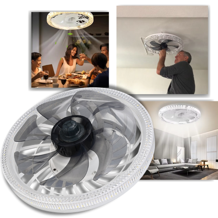 Elegant Collection | Modern Ceiling Fan with Light & Remote Control | Whisper-Quiet Design for Ultimate Comfort 1