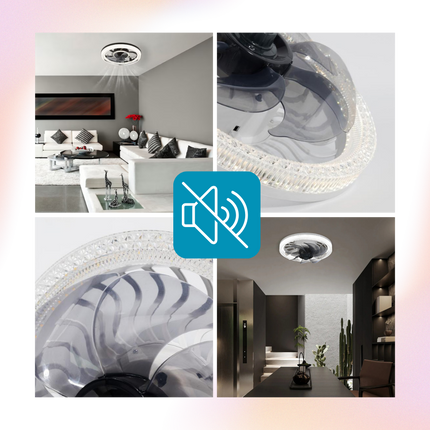 Elegant Collection | Modern Ceiling Fan with Light & Remote Control | Whisper-Quiet Design for Ultimate Comfort 5