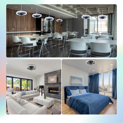 Elegant Collection | Modern Ceiling Fan with Light & Remote Control | Whisper-Quiet Design for Ultimate Comfort 6