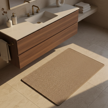 Elegant Collection | Non-Slip Bath Mat with Absorbent Microfiber | Stylish Bathroom Rug for Safety and Comfort 2