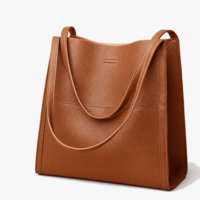 Elegant Collection | Shoulder Tote Bag with Structured Base | Spacious Design for Everyday Essentials 0