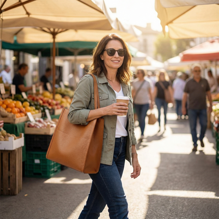 Elegant Collection | Shoulder Tote Bag with Structured Base | Spacious Design for Everyday Essentials 4