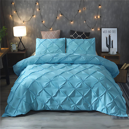 Elegant Comforter Set | Luxury Black Pinch Pleat Design with Soft Fabric | Stylish Bedding Sets for Modern Bedrooms 1