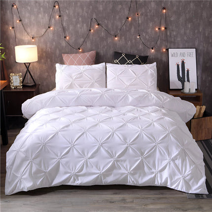 Elegant Comforter Set | Luxury Black Pinch Pleat Design with Soft Fabric | Stylish Bedding Sets for Modern Bedrooms 5