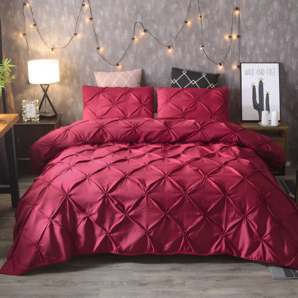 Elegant Comforter Set | Luxury Black Pinch Pleat Design with Soft Fabric | Stylish Bedding Sets for Modern Bedrooms 6