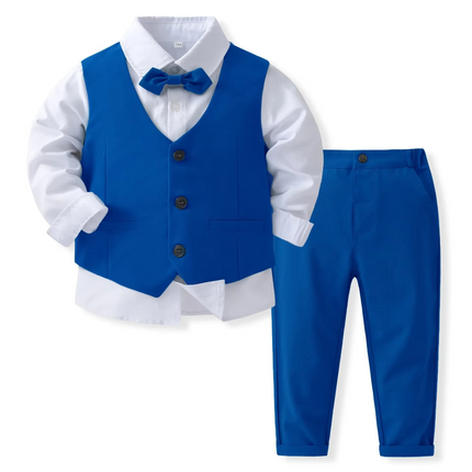 Elegant Cotton Outfit Set for Boys with Tailored Fit | Comfortable Formal Wear for Special Occasions 4