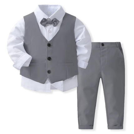 Elegant Cotton Outfit Set for Boys with Tailored Fit | Comfortable Formal Wear for Special Occasions 6