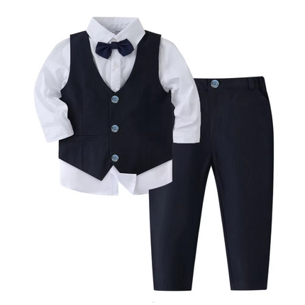 Elegant Cotton Outfit Set for Boys with Tailored Fit | Comfortable Formal Wear for Special Occasions 7