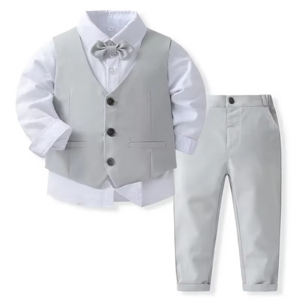 Elegant Cotton Outfit Set for Boys with Tailored Fit | Comfortable Formal Wear for Special Occasions 8