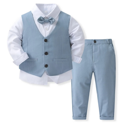 Elegant Cotton Outfit Set for Boys with Tailored Fit | Comfortable Formal Wear for Special Occasions 9
