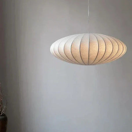 Elegant Crystal Pendant Lighting with Silk Shades | Luxurious Ambiance for Stylish Interiors 0