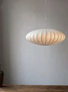 Elegant Crystal Pendant Lighting with Silk Shades | Luxurious Ambiance for Stylish Interiors 0