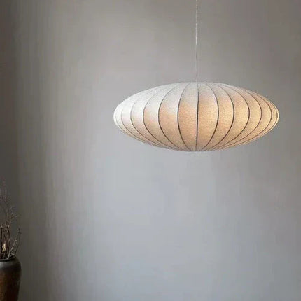 Elegant Crystal Pendant Lighting with Silk Shades | Luxurious Ambiance for Stylish Interiors 3
