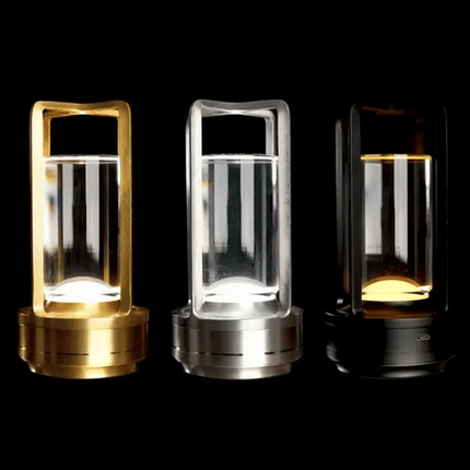 Elegant Crystal Table Lamp | Cordless Design with Touch Dimmer | Waterproof for Indoor & Outdoor Use 2