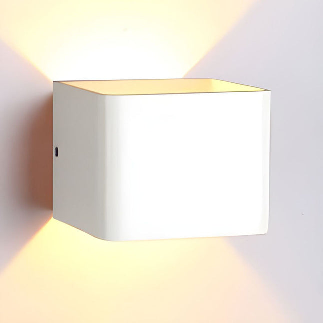 Elegant Cube Shade Wall Light | Modern Design with Energy-Efficient LED | Perfect for Hallways and Bedrooms 0