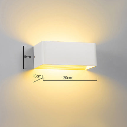 Elegant Cube Shade Wall Light | Modern Design with Energy-Efficient LED | Perfect for Hallways and Bedrooms 4