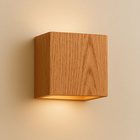 Elegant Cube | Wall Light Sconce with Integrated LED | Modern Iron Design for Cozy Ambiance 0