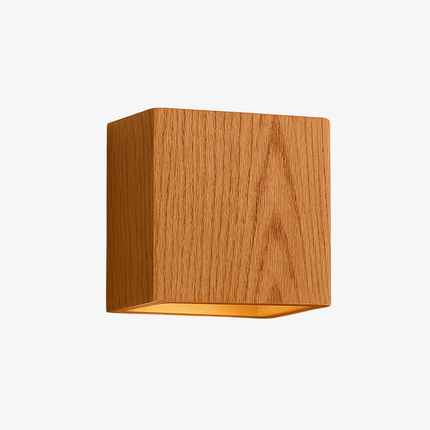 Elegant Cube | Wall Light Sconce with Integrated LED | Modern Iron Design for Cozy Ambiance 1