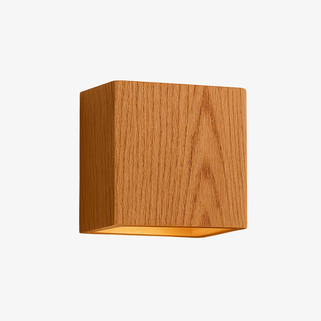 Elegant Cube | Wall Light Sconce with Integrated LED | Modern Iron Design for Cozy Ambiance 1