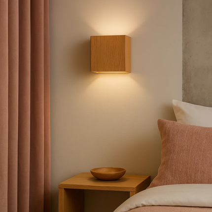 Elegant Cube | Wall Light Sconce with Integrated LED | Modern Iron Design for Cozy Ambiance 2