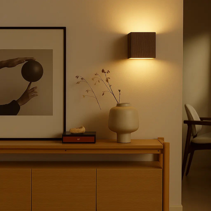 Elegant Cube | Wall Light Sconce with Integrated LED | Modern Iron Design for Cozy Ambiance 5
