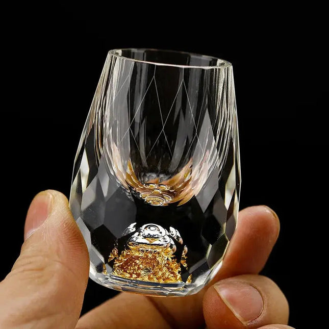 Elegant Cut Crystal Shot Glasses Set | Timeless Design for Celebrations 0