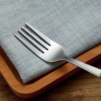 Elegant Cutlery Set | Premium 5-Piece Scandinavian Design with Wooden Handles for Timeless Dining 6