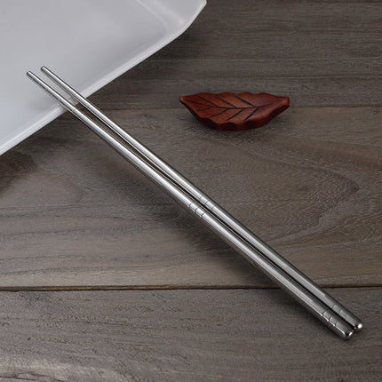 Elegant Dining | Stainless Steel Chopstick Set with Ergonomic Grip | Durable Utensils for Refined Meals 2