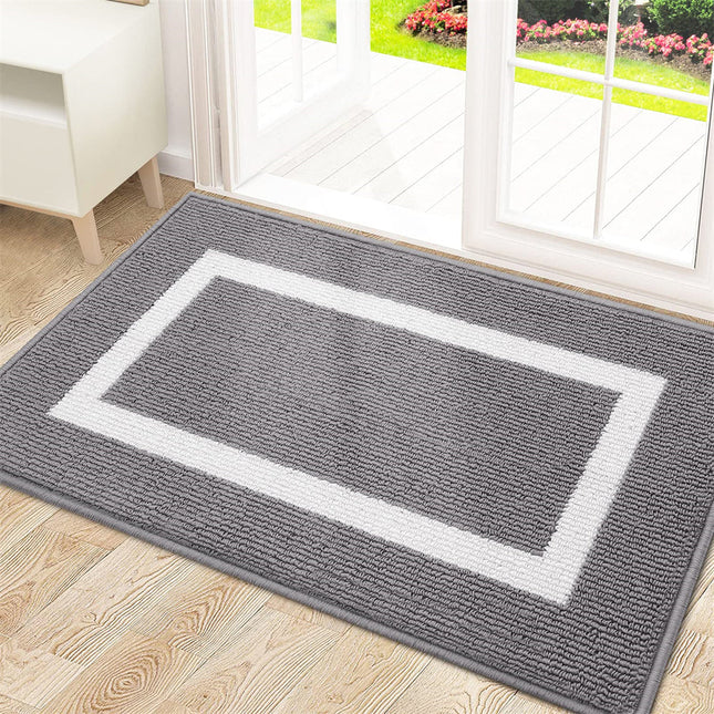 Elegant Entrance Mat | Robust Dirt Absorbing Doormat with Non-Slip Base for Indoor and Outdoor Use 0