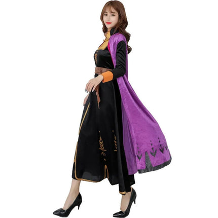 Elegant Fantasy | Women's Costume Dress with Flowing Cape | Perfect for Halloween & Themed Parties 2