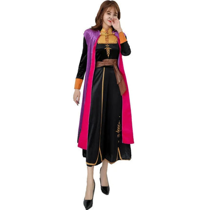 Elegant Fantasy | Women's Costume Dress with Flowing Cape | Perfect for Halloween & Themed Parties 3