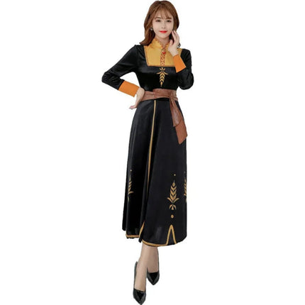 Elegant Fantasy | Women's Costume Dress with Flowing Cape | Perfect for Halloween & Themed Parties 4
