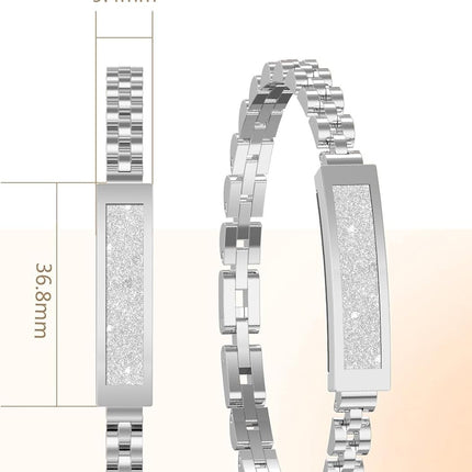 Elegant Fitness Tracker Bracelet with Heart Rate & Sleep Monitoring | Stylish Activity Tracker for Health Insights