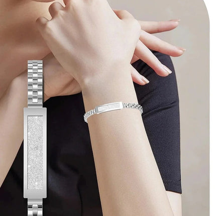 Elegant Fitness Tracker Bracelet with Heart Rate & Sleep Monitoring | Stylish Activity Tracker for Health Insights 1