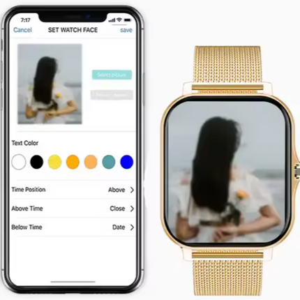 Elegant Fitness | Smartwatch with Health Monitoring Features | Touchscreen Design for Daily Activity Tracking 8