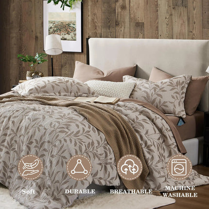 Elegant Floral Duvet Cover Set | Soft Microfiber with Hidden Zipper | Cozy Bedroom Aesthetic for Stylish Comfort 2