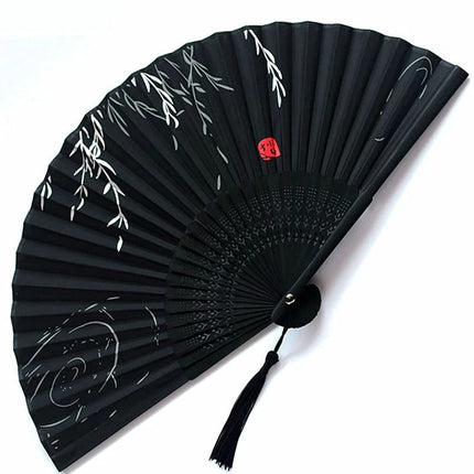 Elegant Floral Hand Fan | Traditional Japanese Style with Intricate Design | Perfect Accessory for Comfort and Style 3