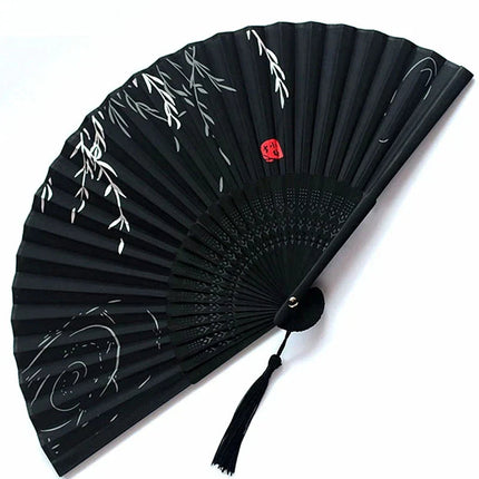 Elegant Floral Hand Fan | Traditional Japanese Style with Intricate Design | Perfect Accessory for Comfort and Style 6