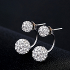 Elegant Flower Stud Earrings with CZ Stones | 925 Sterling Silver Jewelry for Timeless Elegance 0